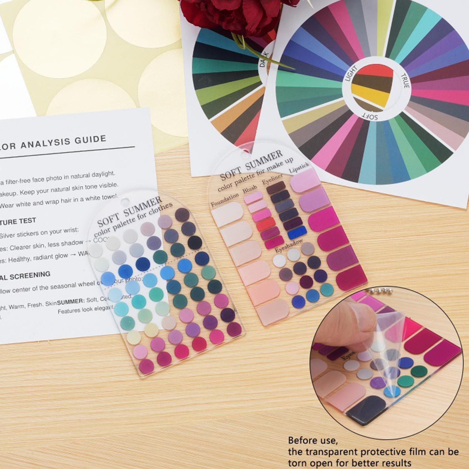 Summer Clothing Color Palette - Paleta de cores de verão em